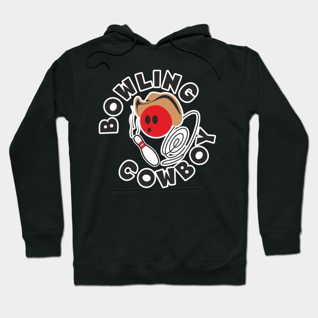 Bowling cowboy Hoodie by aceofspace